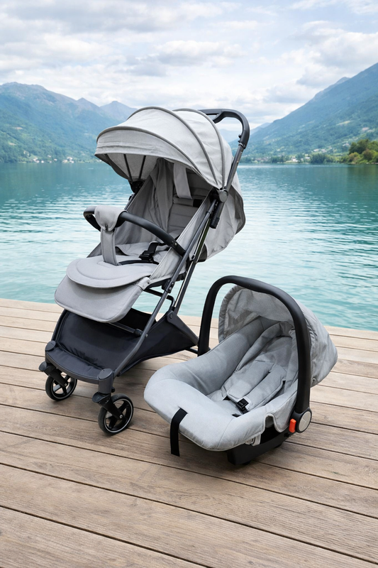 Poussette Compacte Valise Avec Maxi Cosi pour voyage